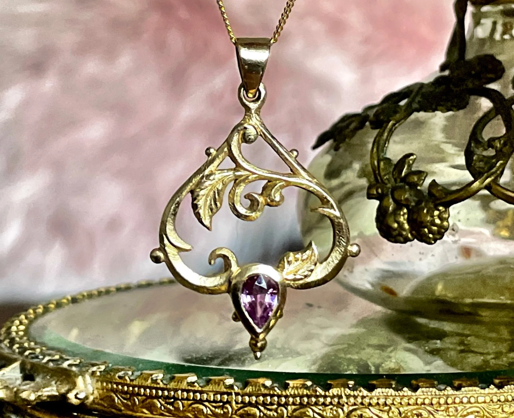 De La Mer Sapphire Pendant — Melissa Caron